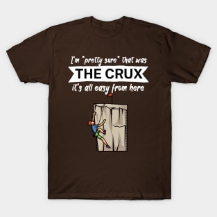 Im pretty sure that was the crux its all easy from here T-Shirt